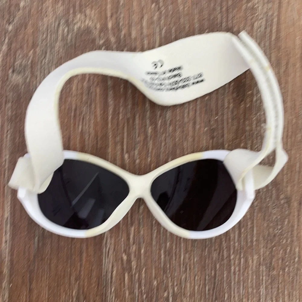 - Retro baby Banz sunglasses.